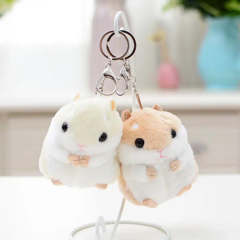 Cute Hamster Keychain